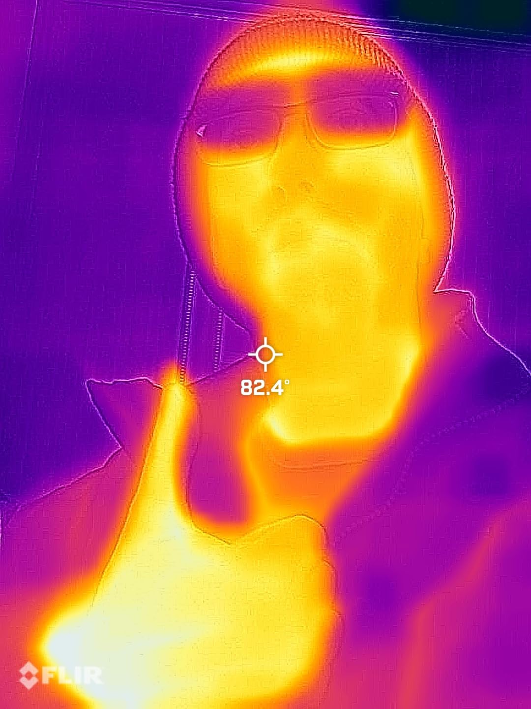Flir One - Thermal Imaging Camera for iOS Smartphones (iPhone 14 and Older w/Lightning Port), 240x180 Super Resolution (80x60 Native IR) customer photo 1