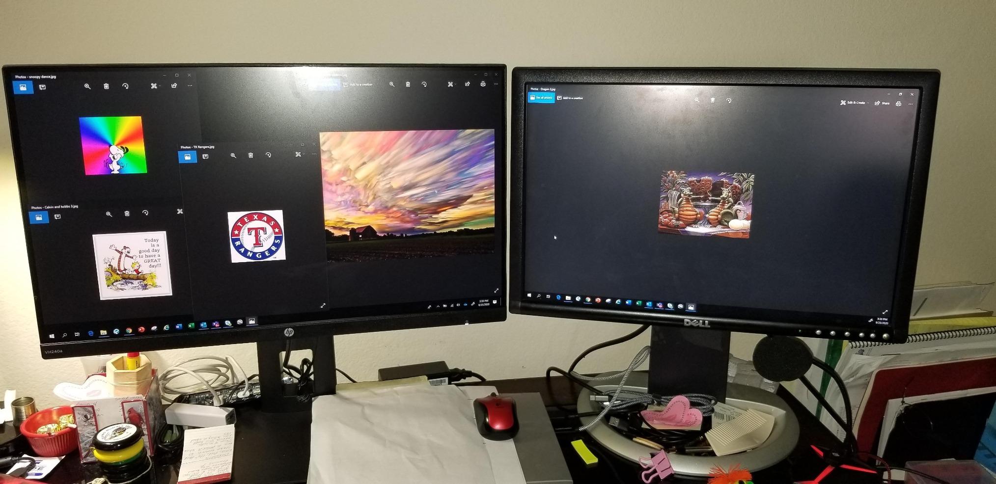 HP VH240a 23.8-inch Full HD 1080p IPS LED Monitor with Built-in Speakers and VESA Mounting, Rotating Portrait & Landscape, Tilt, and HDMI & VGA Ports (2DS80AA#ABA) - Black customer photo 2