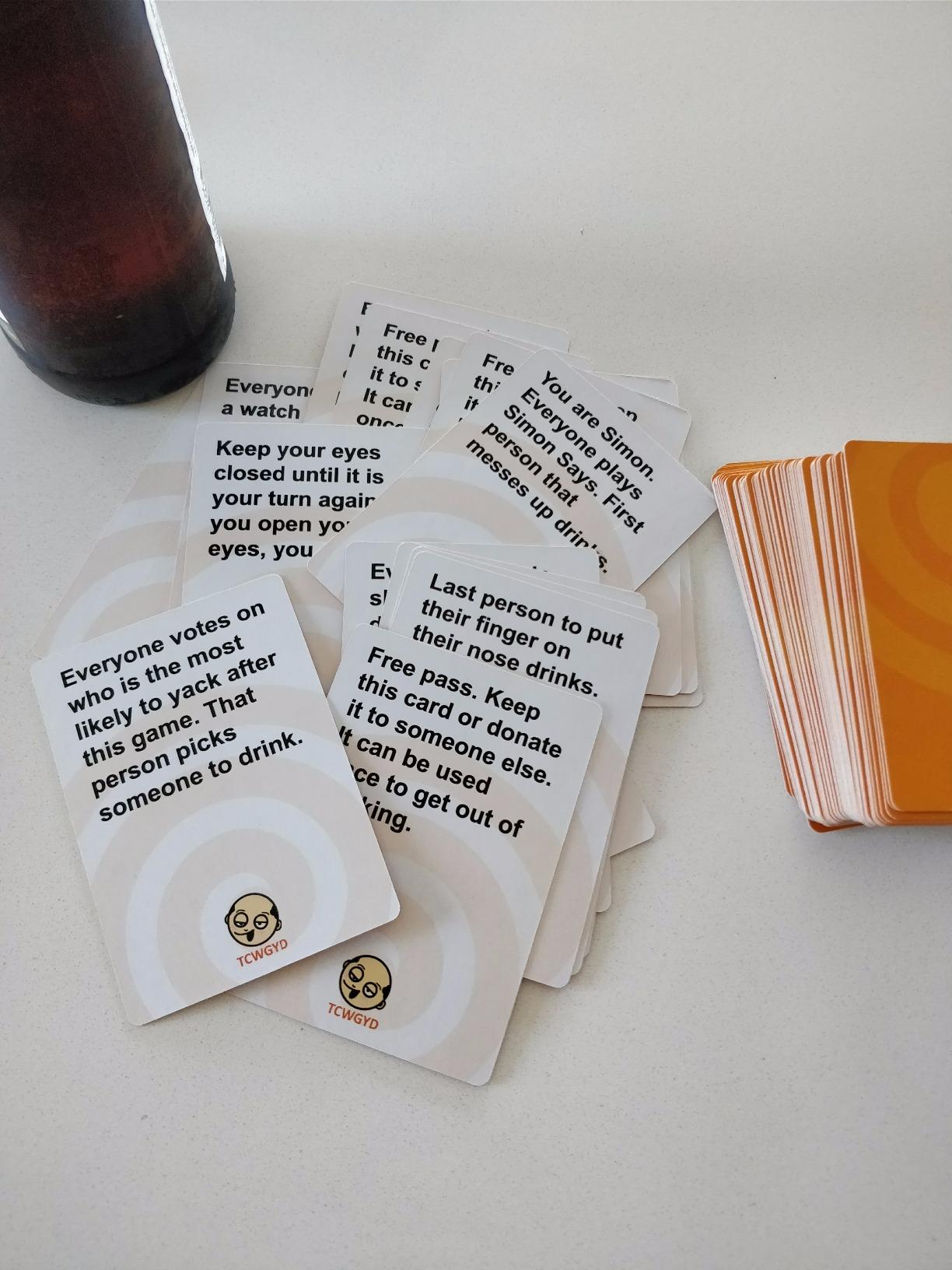 These Cards Will Get You Drunk, Fun Drinking Game and Adult Party Game customer photo 2