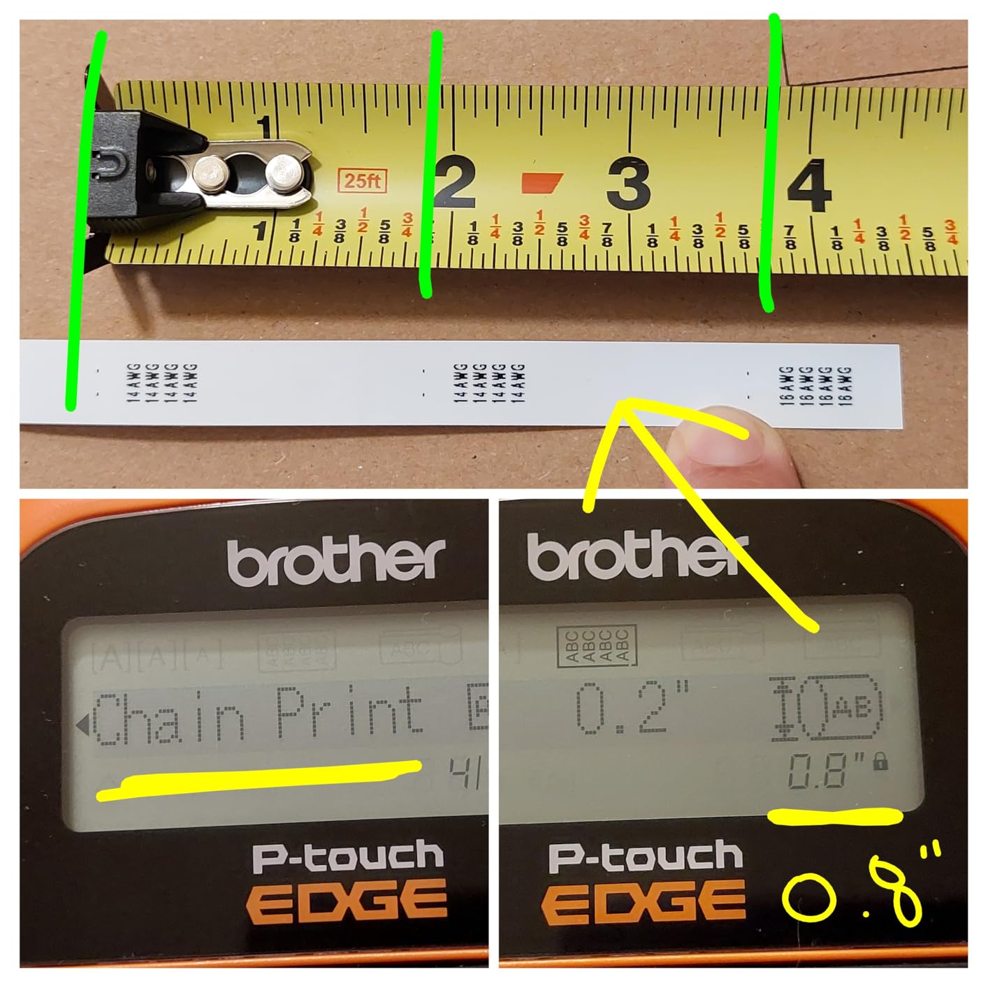 Brother P Touch Label Maker PTE110 Entry Level Industrial Handheld Tool Kit customer photo 1