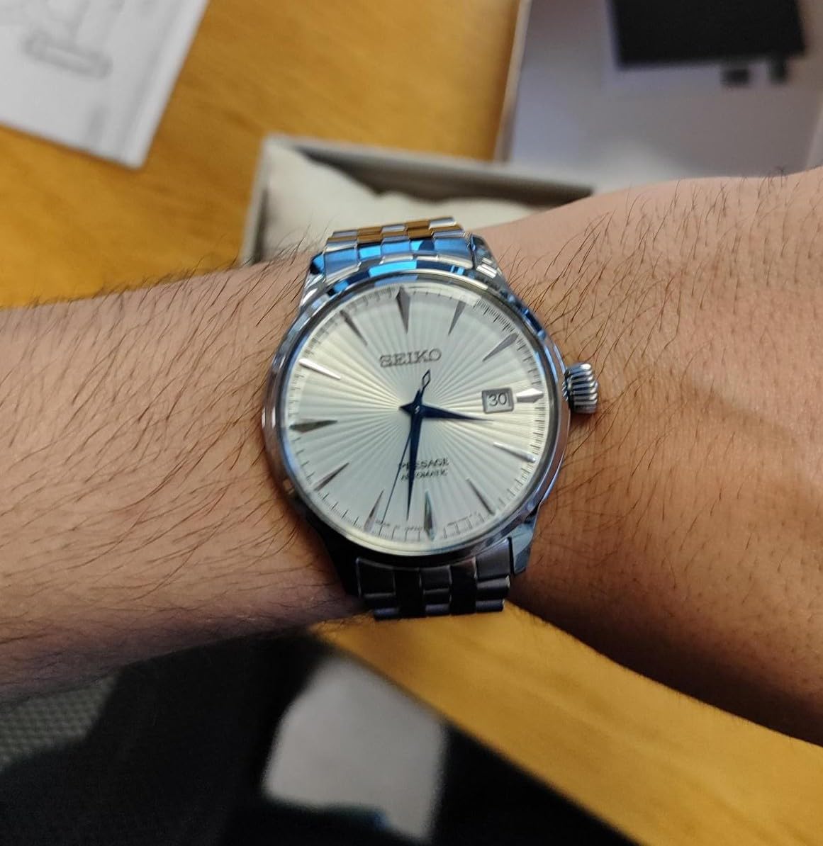 SEIKO Automatic Watch for Men - Presage Cocktail Time - Patterned Dial customer photo 2