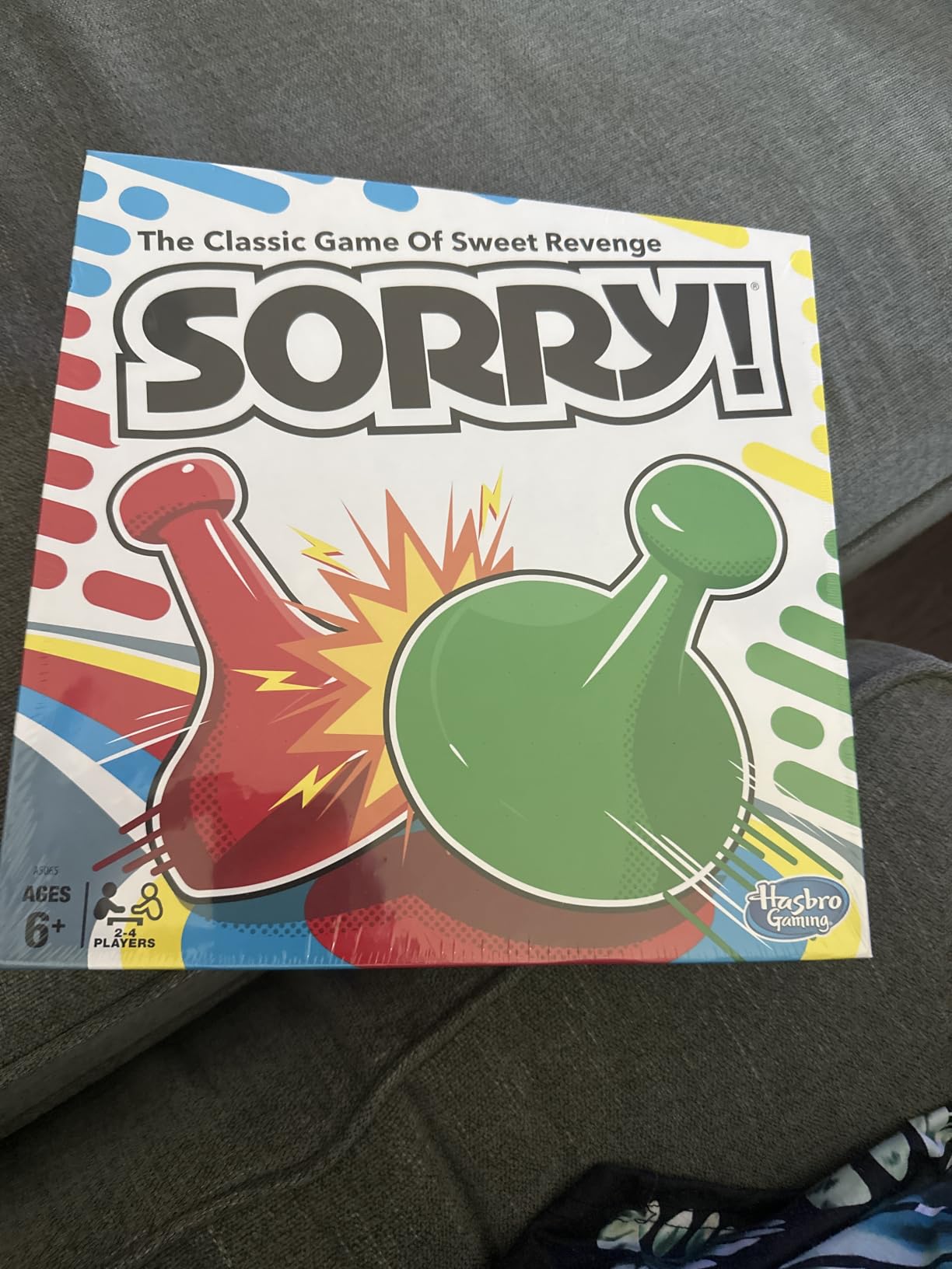 Sorry! Board Game for Kids Ages 6 and Up; Classic Hasbro Board Game; Each Player Gets 4 Pawns; Family Game customer photo 1