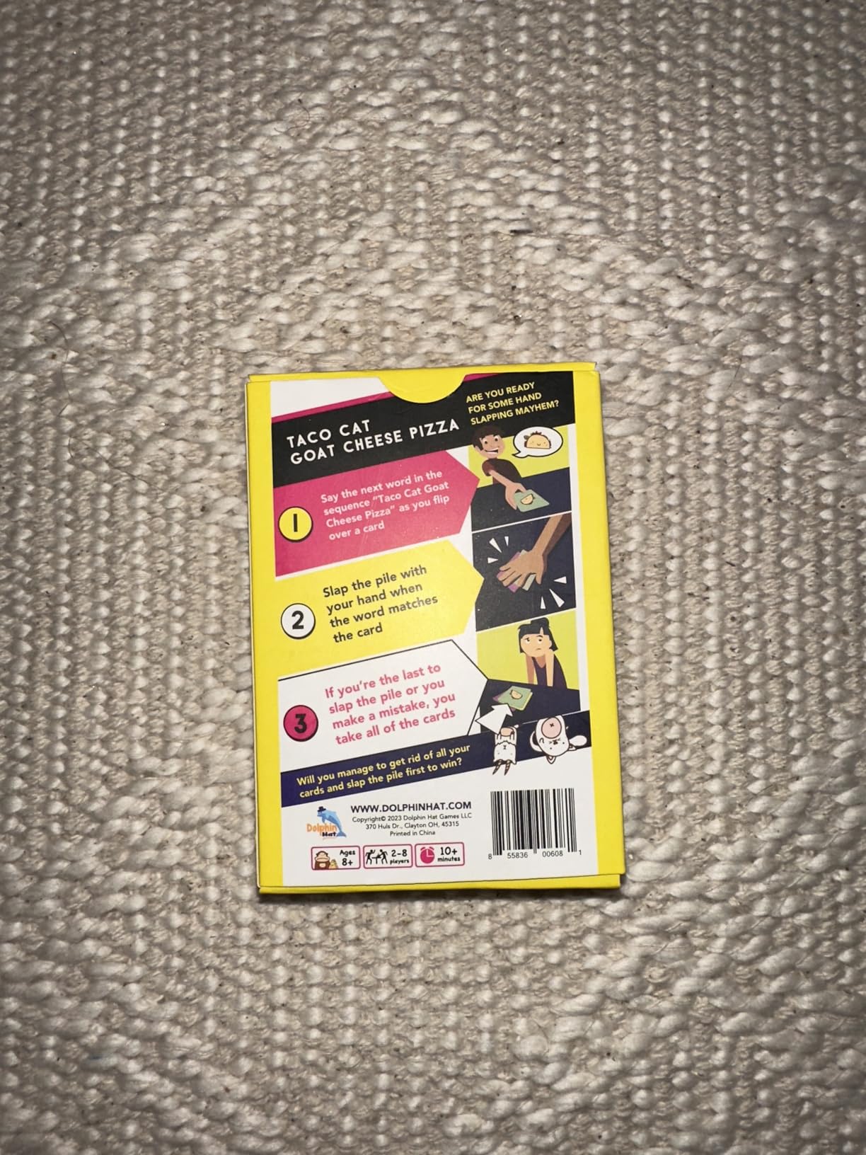 Taco Cat Goat Cheese Pizza Card Game by Taco Cat Games, Age 7+, 2-8 Players customer photo 1