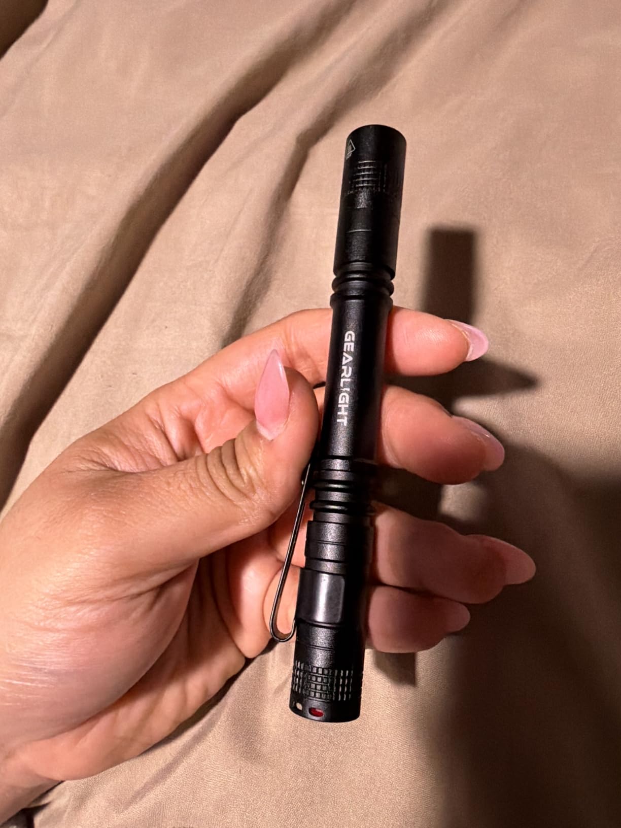 GearLight S100 LED Pocket Pen Light- 2 Small, Compact Flashlights with Clip for Tight Spaces, Police Inspection, Nurses & Medical Use - White Light - 2 Pack, (S100 Pen Light) customer photo 1