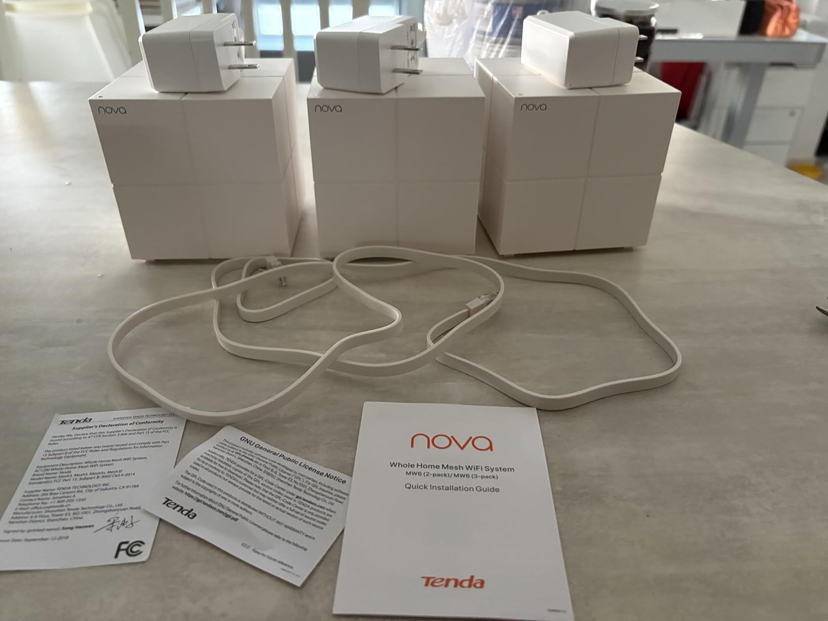 Tenda Nova Mesh WiFi System MW6 - Covers up to 2400 sq.ft - AC1200 Whole Home WiFi Mesh System - Gigabit Dual-Band Mesh Network for 90 Devices - Replaces Wireless Router and WiFi Extender - 2-Pack customer photo 2
