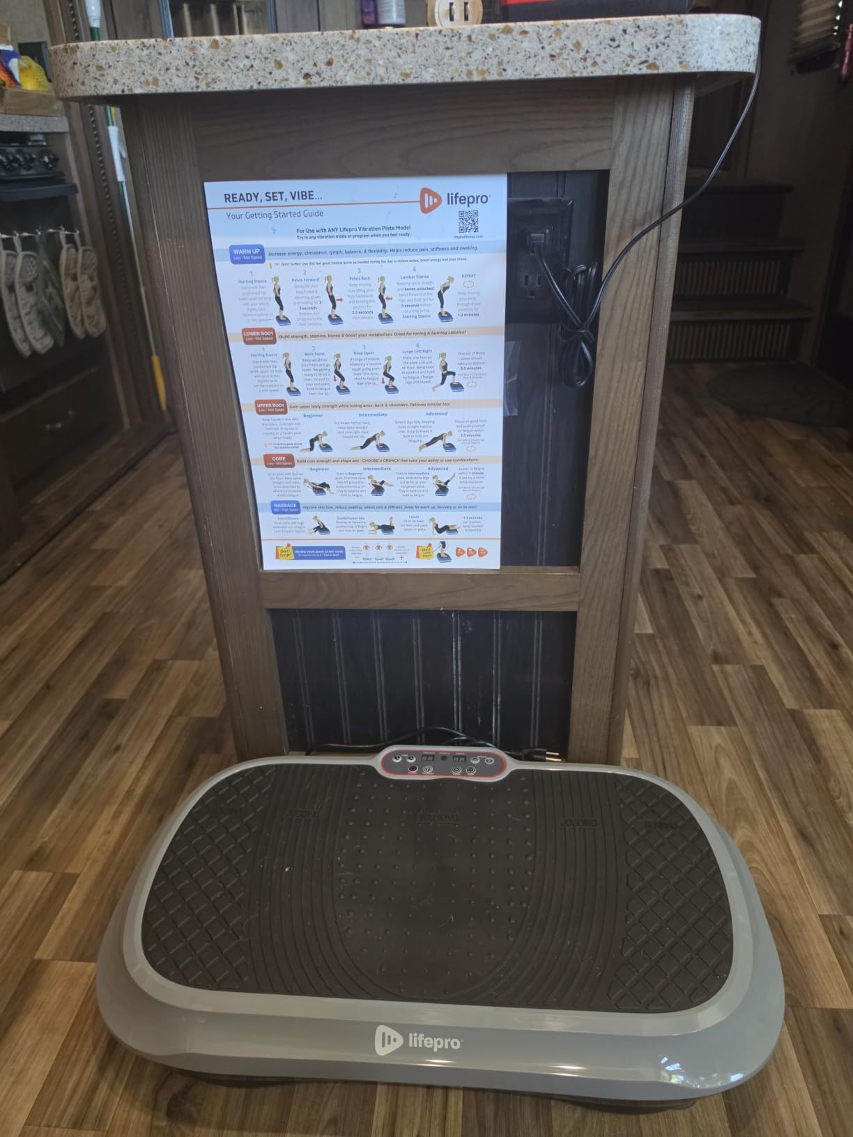 Lifepro Waver Vibration Plate Exercise Machine with 99 Speeds & 10 Presets customer photo 2