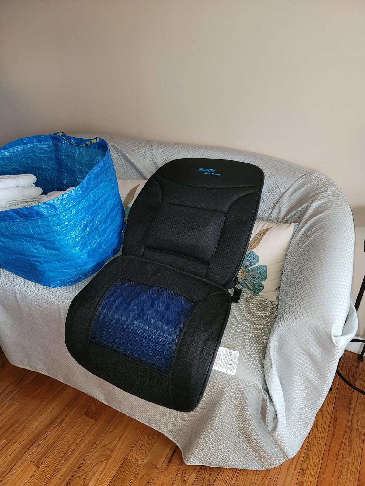 Sojoy Truck Seat Cushion – Gel Memory Foam Seat Pad with Lumbar & Back Support, for Office Chair, Car & Semi-Truck, Pain Relief & All-Day Comfort customer photo 2