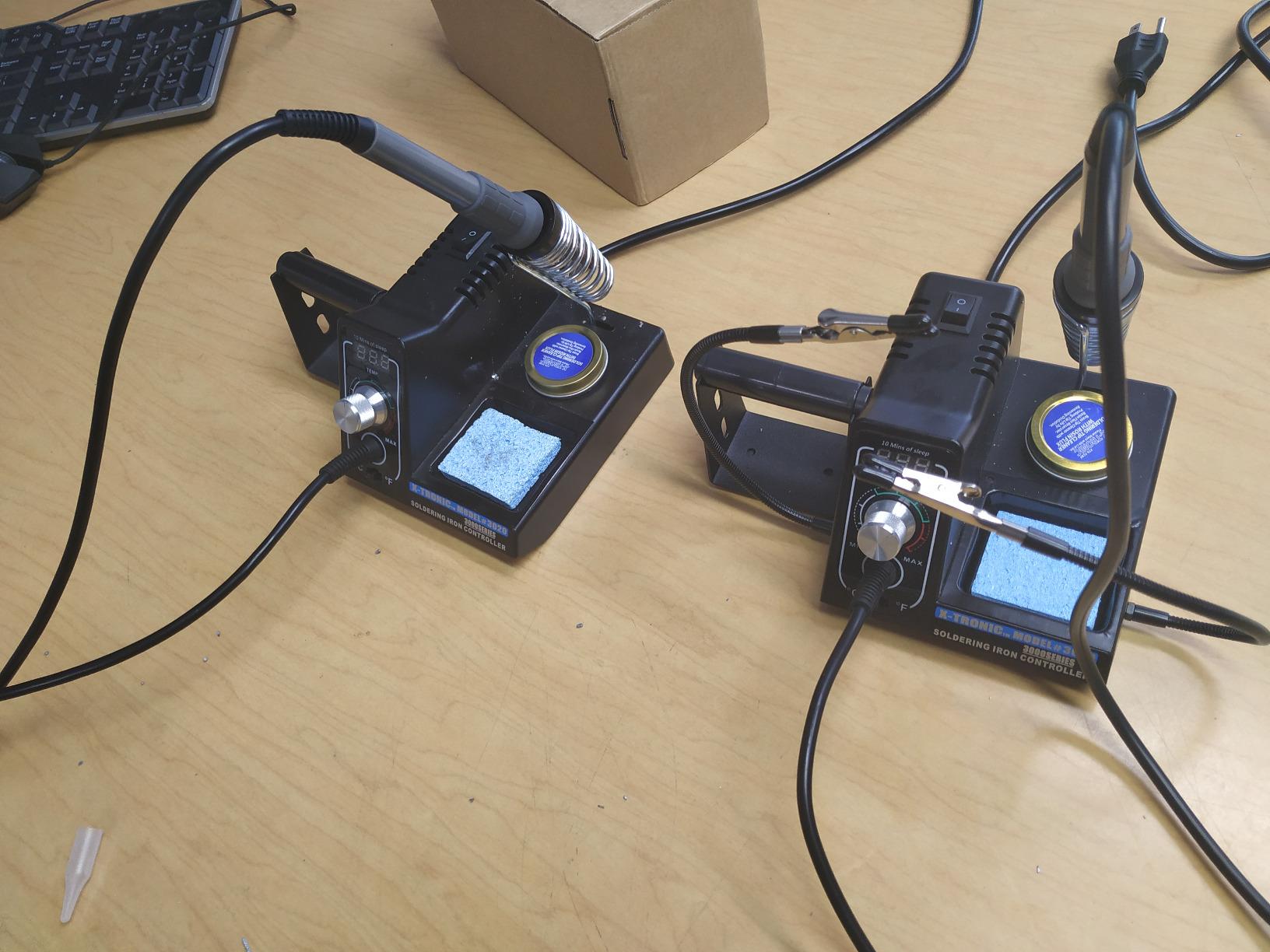 The Original X-Tronic 3020-XTS • 75W Soldering Iron Station Kit • 2 Helping Hands • Silicone Tool Mat • 5 Extra Tips • 50g Roll of Solder • Brass Sponge • Cleaning Flux • C/F Conversion • Auto Sleep! customer photo 1