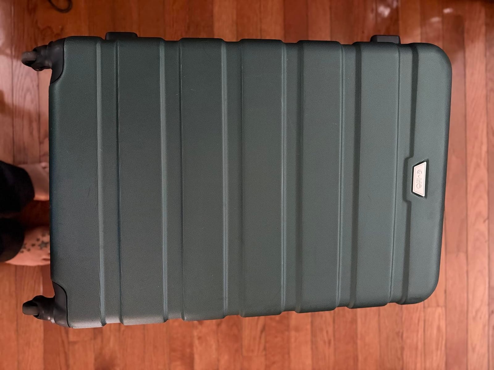 Coolife Luggage Set, 3 Piece Lightweight Durable Hardshell, Dark Green customer photo 1
