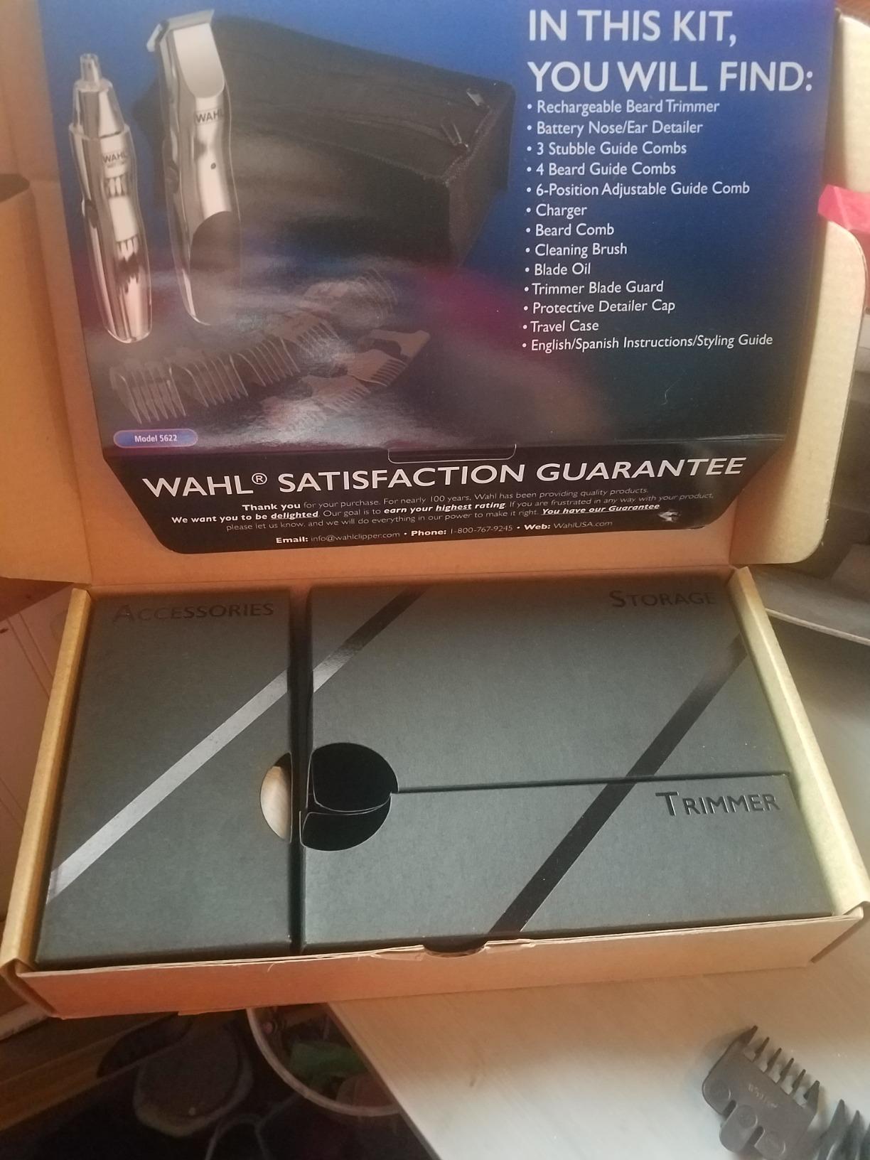 Wahl Groomsman Rechargeable Beard Trimmer Kit & Bonus Battery Nose Trimmer customer photo 2