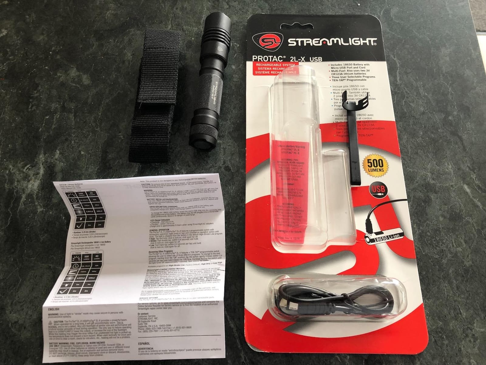 Streamlight 88082 ProTac 2L-X USB Tactical Flashlight, Black customer photo 2