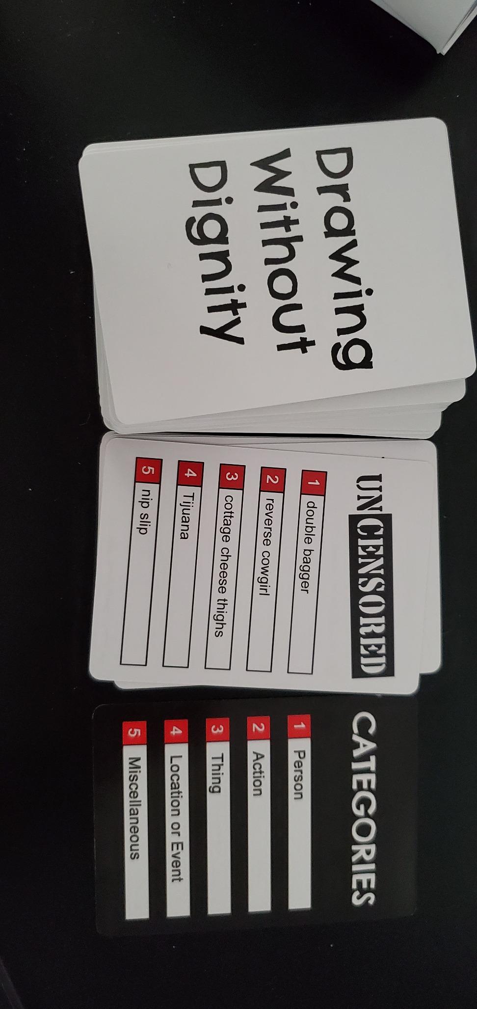 Drawing Without Dignity Party Drawing Game – Hilarious Sketching Game for Grown-Up Game Nights, Friends, Parties, Bachelorette Weekends & White Elephant Gifts customer photo 1