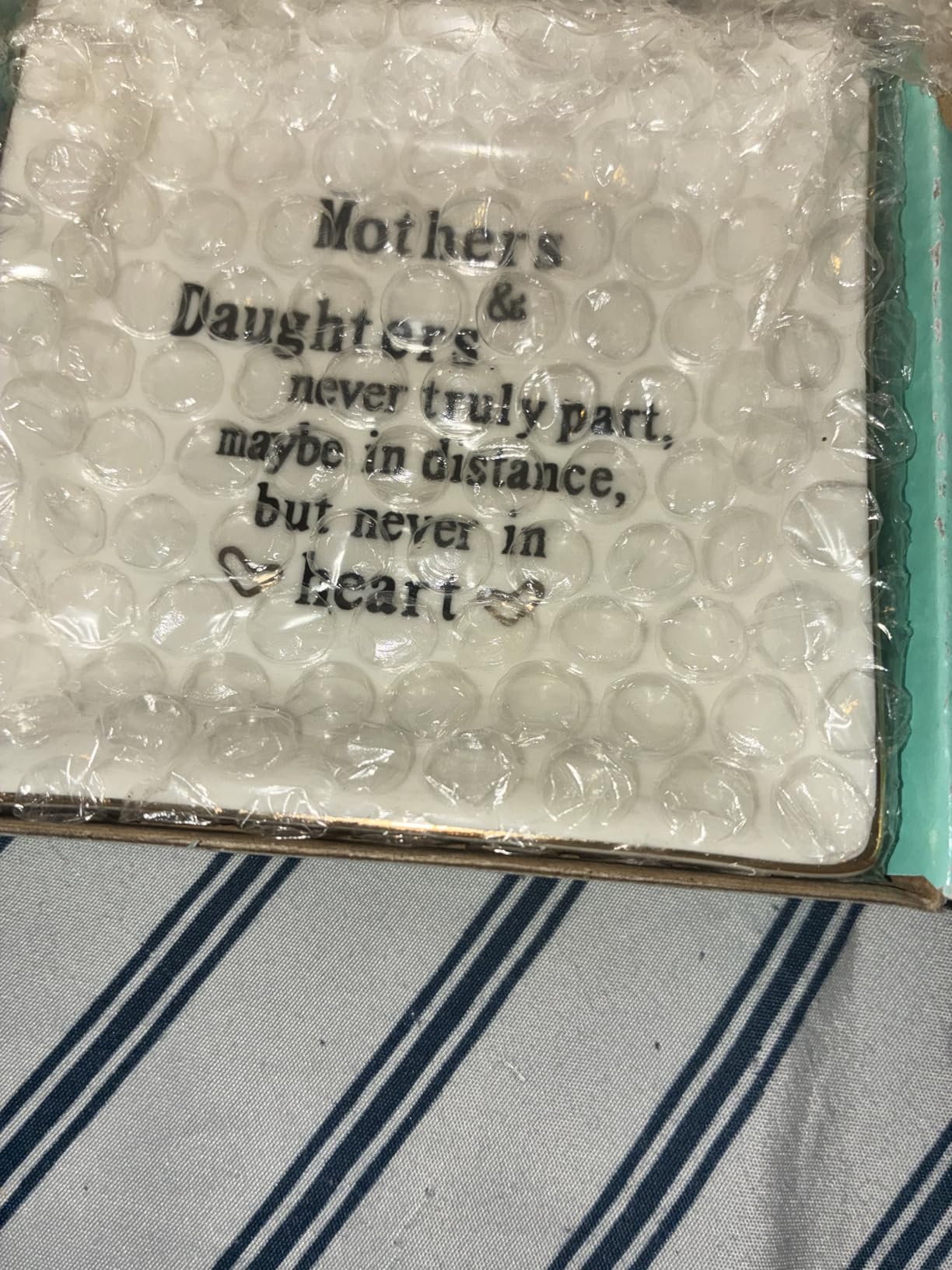 HOME SMILE Ceramic Ring Dish Jewelry Tray-Mom Gifts, Remember I Love You Mom - Mother's Day Birthday Gifts for Mom customer photo 1