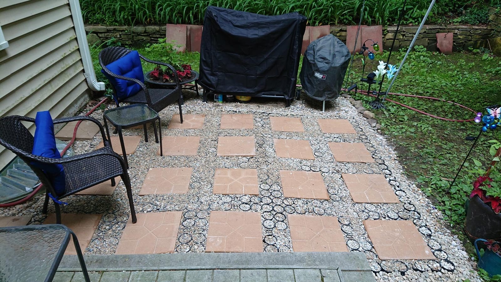 TRUEGRID | Deco Permeable Pavers | Designed as Driveway Pavers, Garden Pavers, Stepping Stone Support, for Walkways, Patios, Poolside, DIY | Outdoor Pavers | 1.8