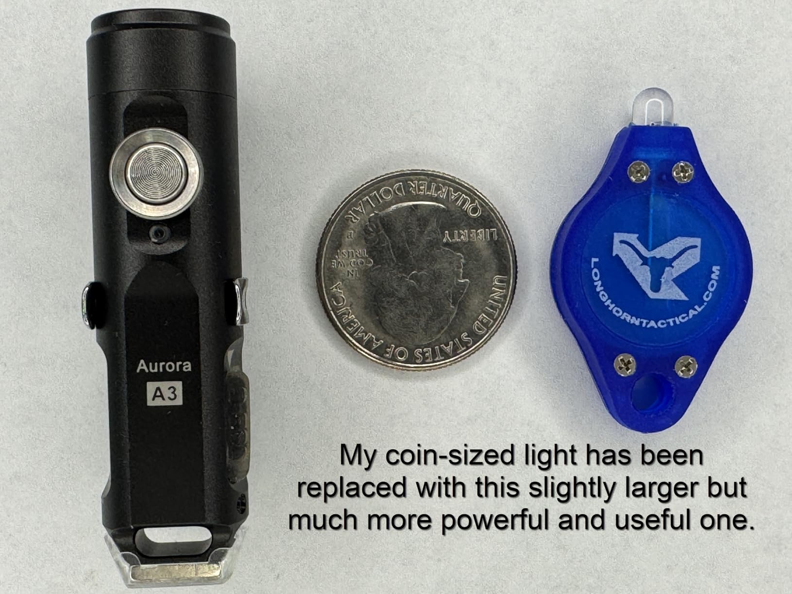 RovyVon A3 Gen 4 Mini Keychain Flashlight Super Bright 650 Lumens customer photo 2