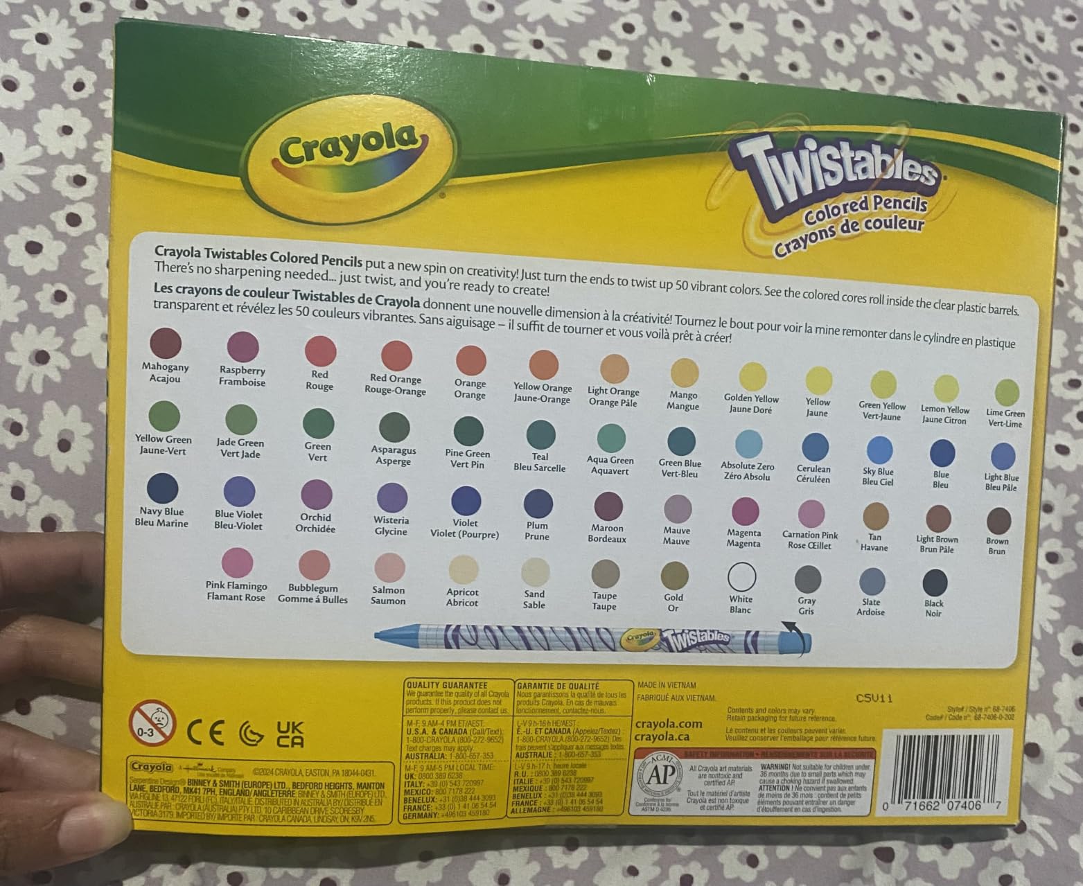 Crayola Twistables Colored Pencil Set (50ct), Cool Back to School Supplies for Kids, No Sharpen Colored Pencils for Girls & Boys, 4+ [Amazon Exclusive] customer photo 1
