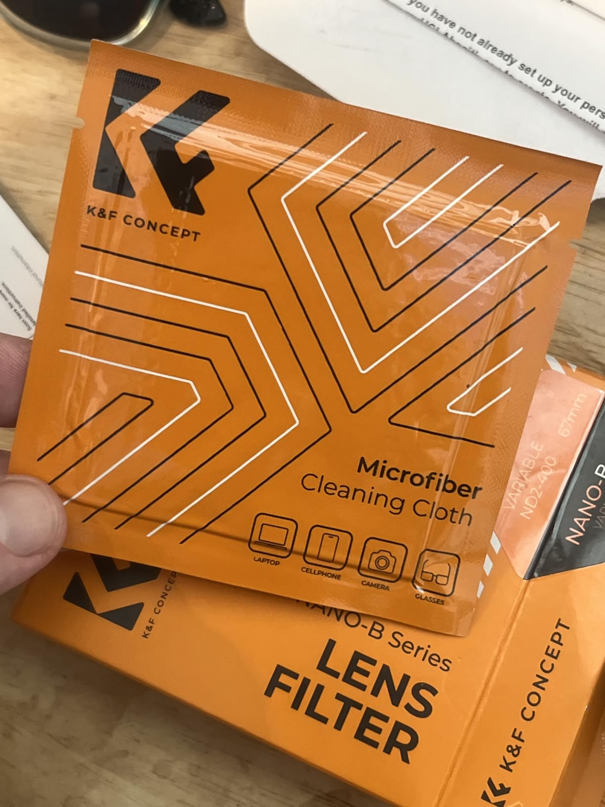 K&F CONCEPT 82mm Variable ND2-400 Lens Filter (1-9 Stops) for Camera Lens | Ultra Slim Adjustable Neutral Density Filter with Microfiber Cleaning Cloth (B-Series) FN101 customer photo 2