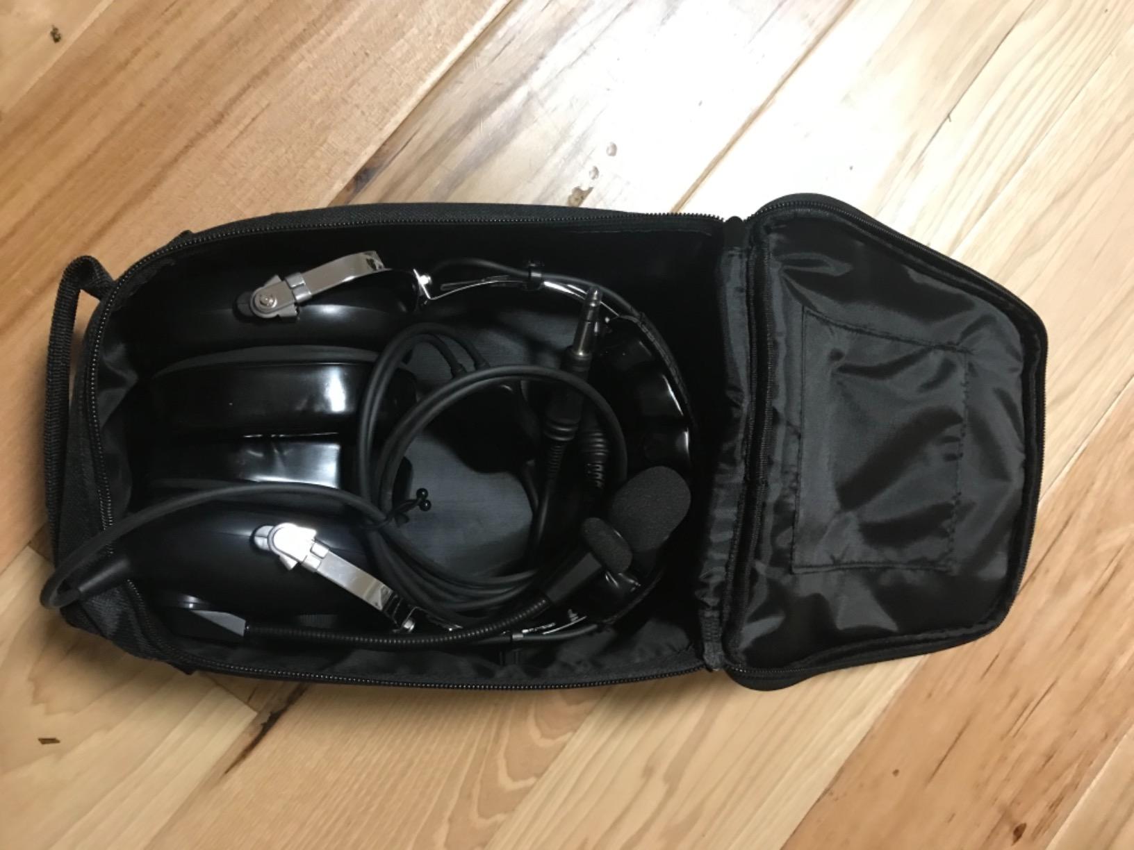Aviation Headset for Pilots, Aviation Headset with Comfort Ear Seals, 24db Noise Cancelling, MP3 Support and Carrying Case customer photo 1