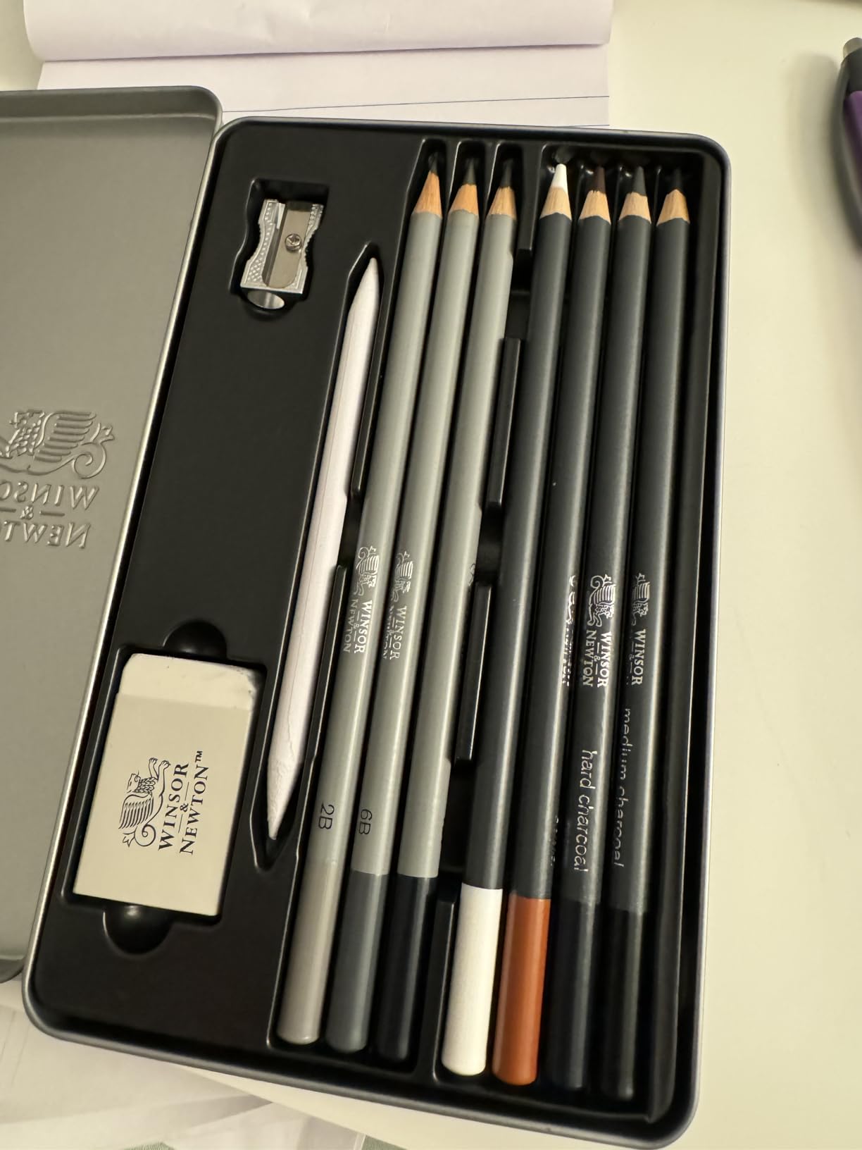 Winsor & Newton Studio Collection, Sketching Pencils, Set of 10 customer photo 1