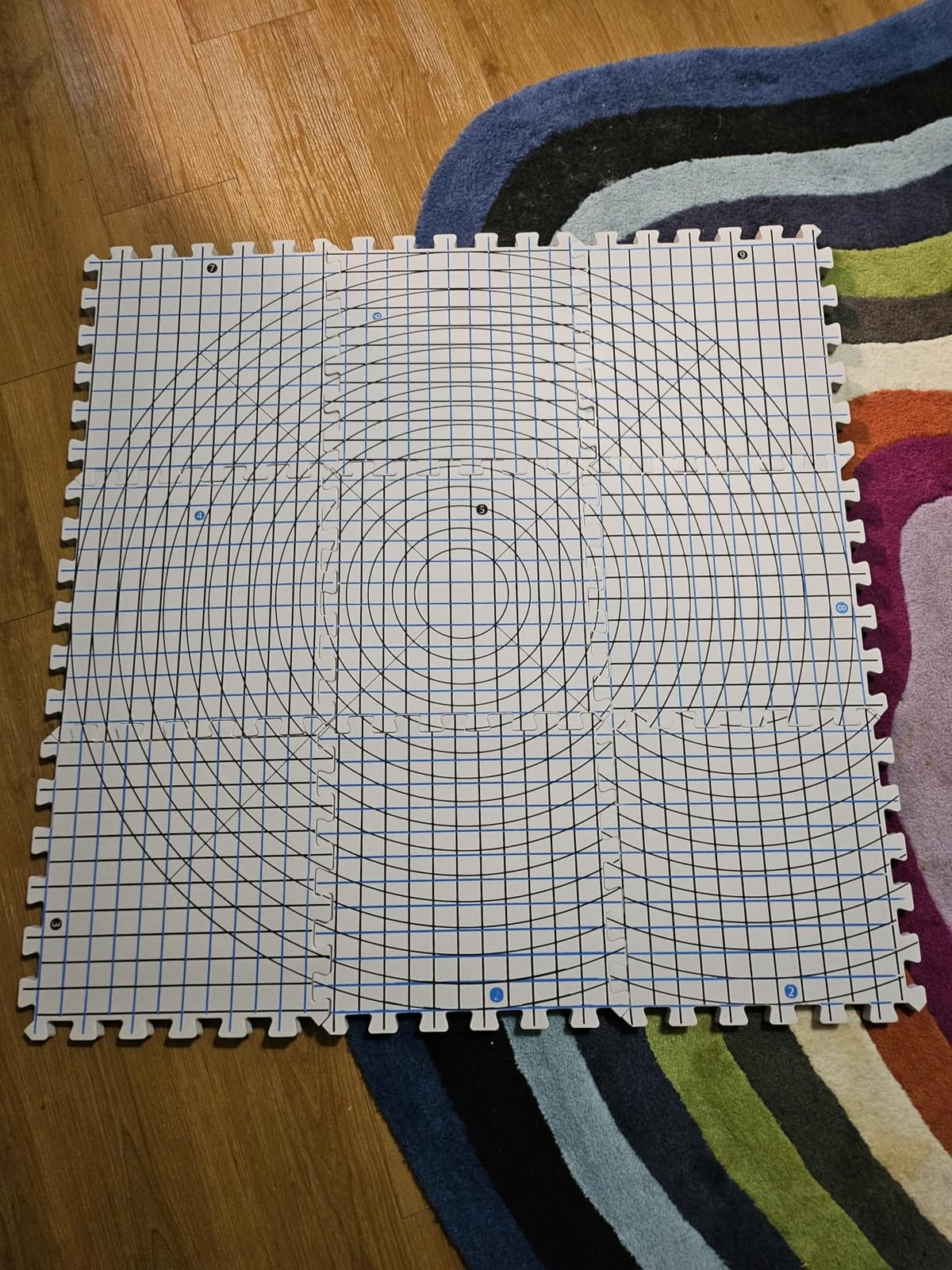 Extra Thick Blocking Mats for Wet and Steam Blocking - Includes Pack of 9, 100 T Pins, 10 Pin Blocker and Storage Bag customer photo 1