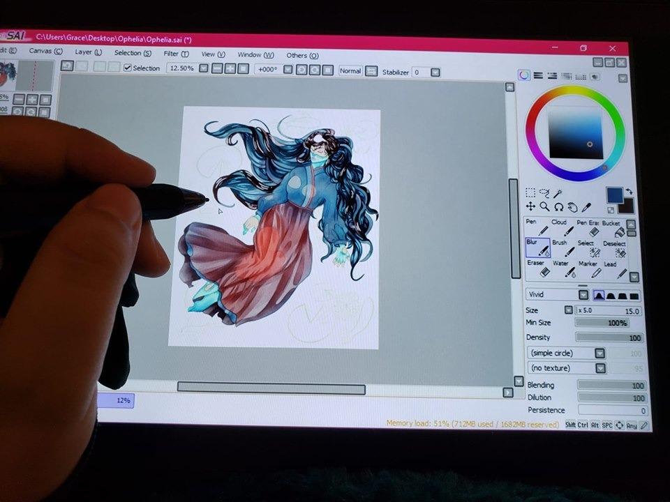 XP-PEN Artist12 11.6 Inch FHD Drawing Monitor Pen Display Graphic Monitor with PN06 Battery-Free Multi-Function Pen Holder and Glove 8192 Pressure Sensitivity customer photo 2