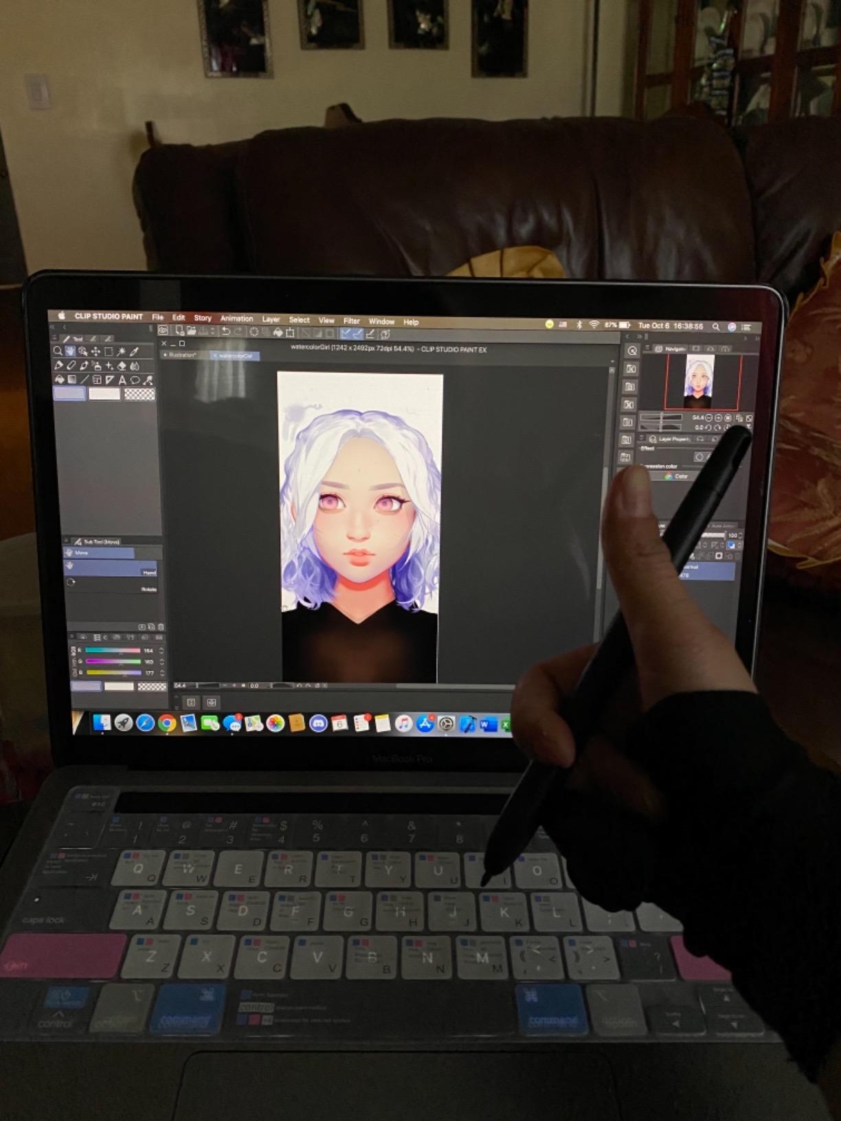 GAOMON M10K Drawing Tablet, 10x6 with Touch Ring, 10 Keys & 8192 Pressure customer photo 2