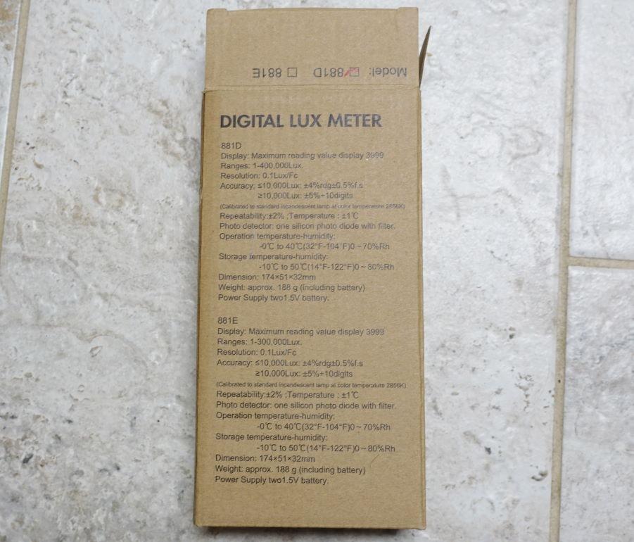 BTMETER BT-881D Digital Illuminance Light Meter with 270º Rotated Sensor customer photo 1