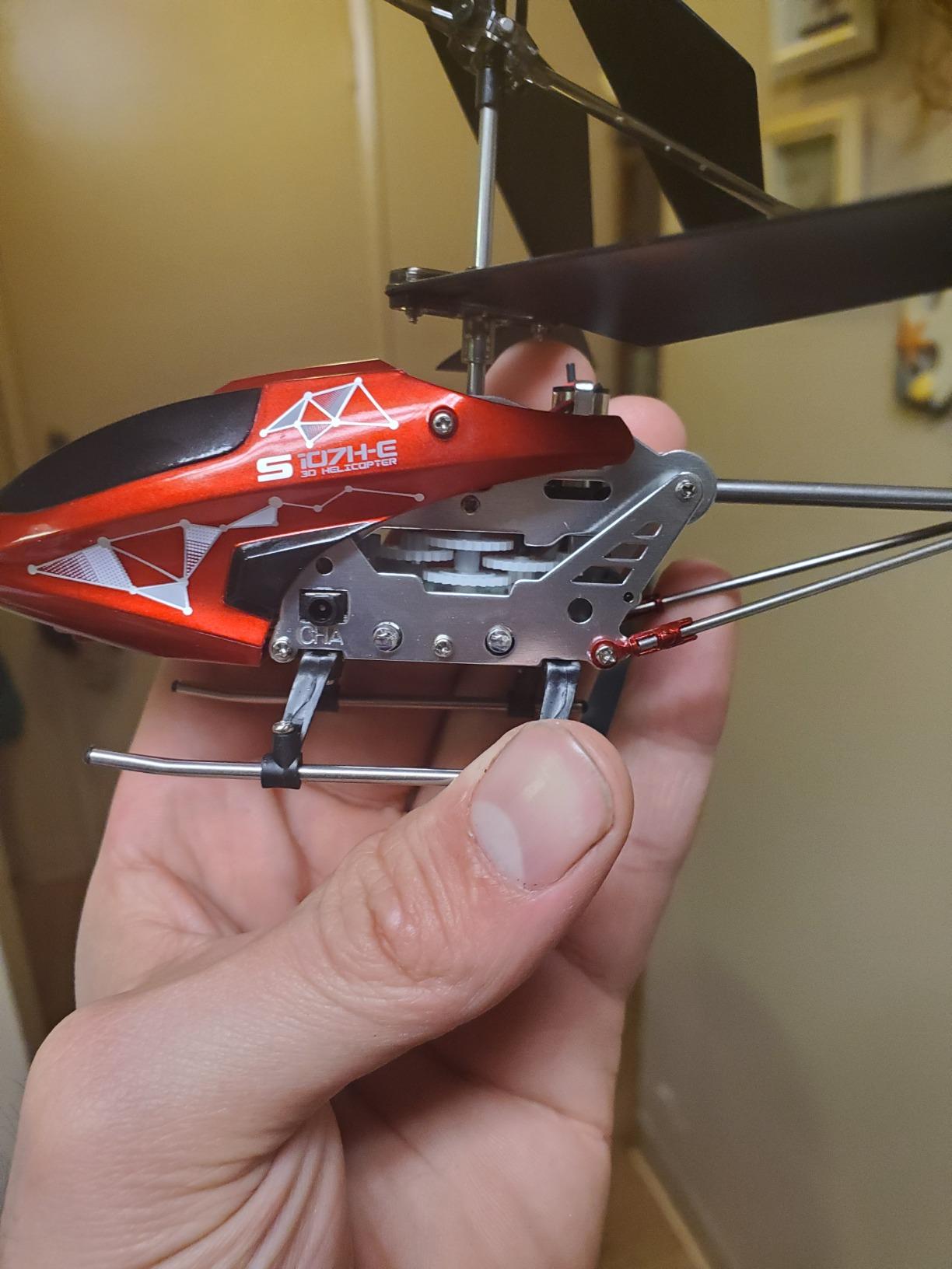SYMA S107H-E RC Helicopter for Kids, Alloy Body, Altitude Hold, Red customer photo 2