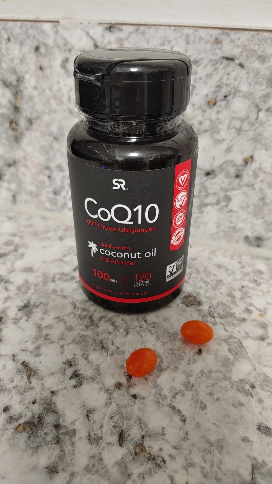Sports Research® CoQ10 w/Bioperine®, 120 Count Plantgels™ customer photo 2