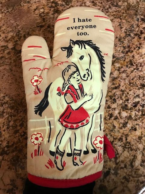 Blue Q Oven Mitts - Cute Kitchen Accessories & Kitchen Gifts - The Secret customer photo 1