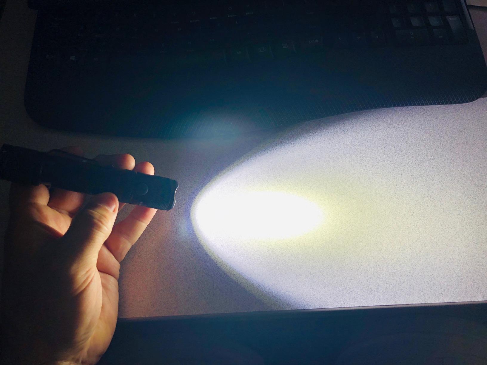PowerTac M5-G3 2030 Lumens Rechargeable Tactical Flashlight, 330M Throw with Magnetic Charging and Dual Switch, LED Flashlight for Outdoor Emergency customer photo 1