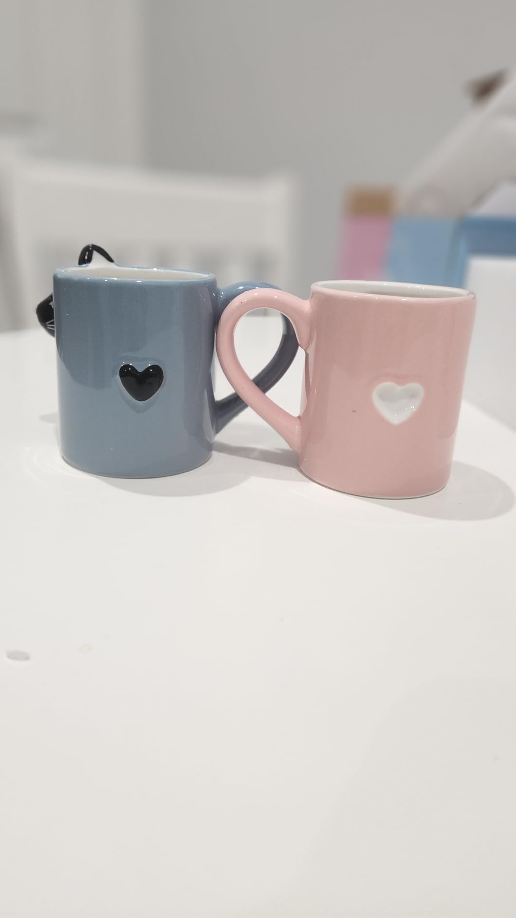 Couple Gifts Cute Kissing Cat Mug Matching Couples Stuff Ceramic Coffee Mugs for Wedding Gifts Anniversary Valentines Engagement Gifts for Couples Cat Lovers 12oz customer photo 1