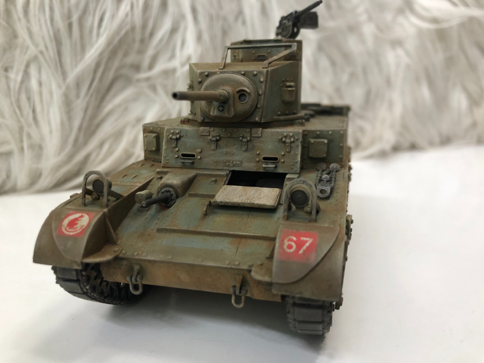 Airfix Tiger I 'Early Version' 1:35 WWII Military Tank Armor Plastic Model Kit A1363, Small customer photo 2