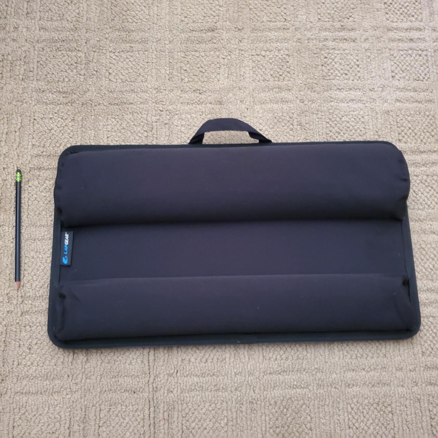 LAPGEAR Home Office Lap Desk – Espresso Woodgrain, Fits 15.6” Laptops customer photo 2
