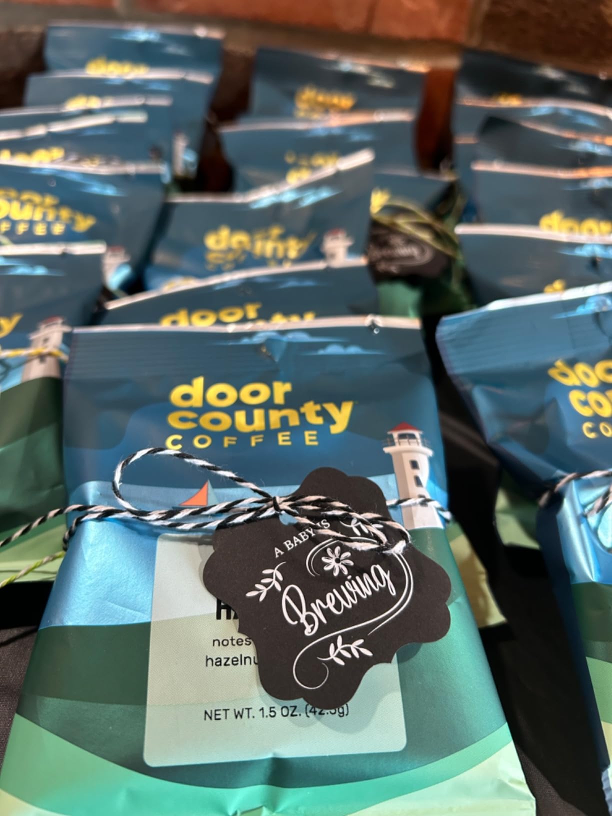 Door County Coffee Gourmet Flavored Sampler Pack, Ten 1.5 oz Bags customer photo 2