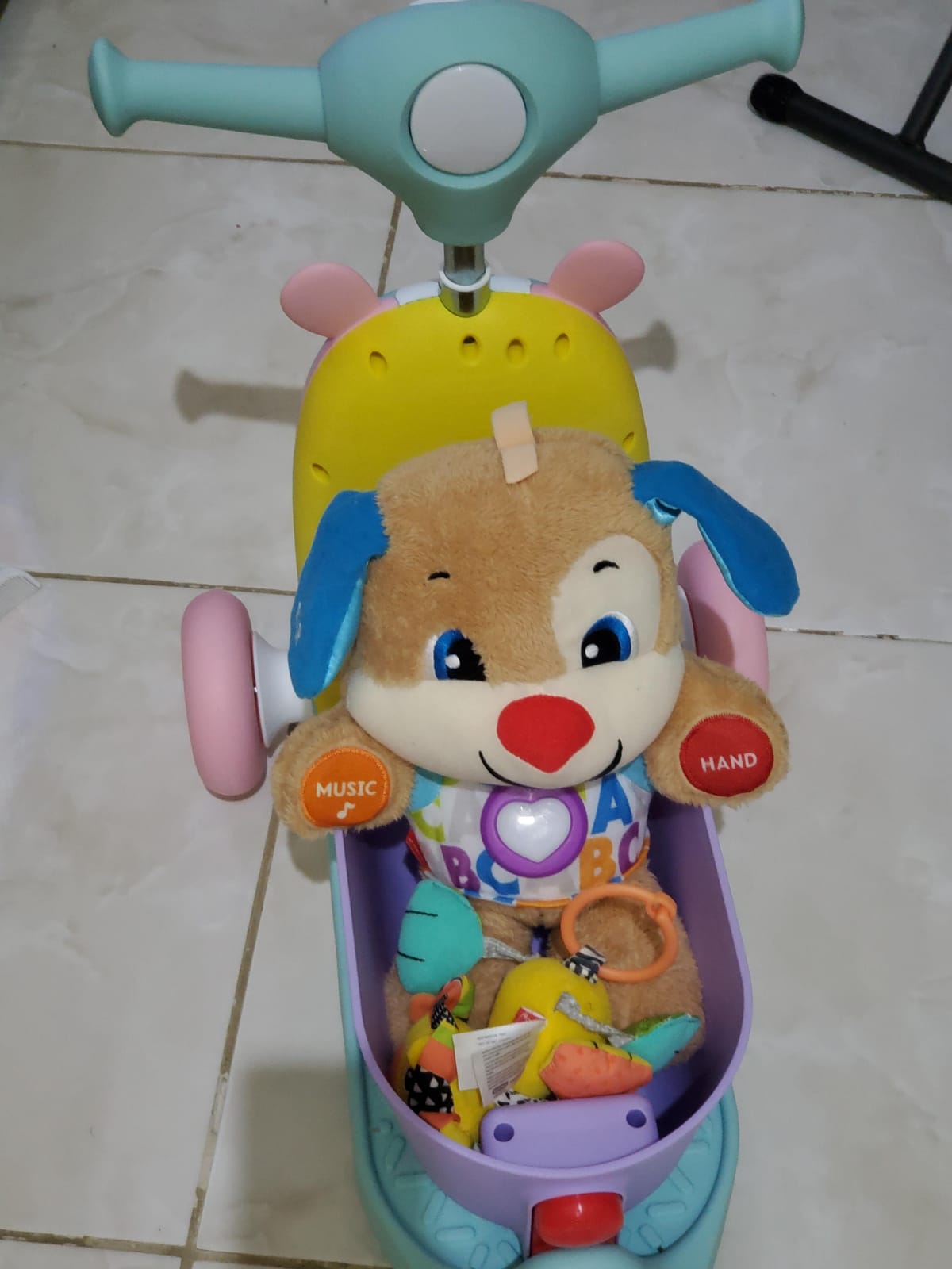 Skip Hop Kids 3-in-1 Baby Activity Push Walker & Ride On Scooter Toy, Unicorn customer photo 1