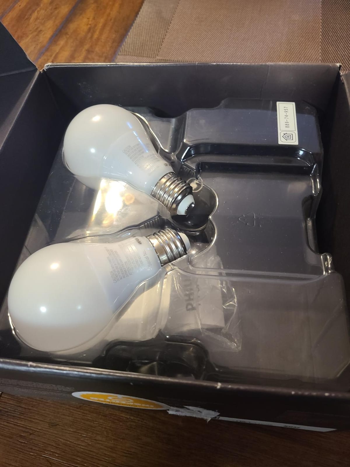 Philips Hue White and Color Ambiance LED Smart Light Bulb Starter Kit, 3 A19 Smart Bulbs & 1 Hue Hub (Works with Alexa, Apple HomeKit & Google Assistant) customer photo 1