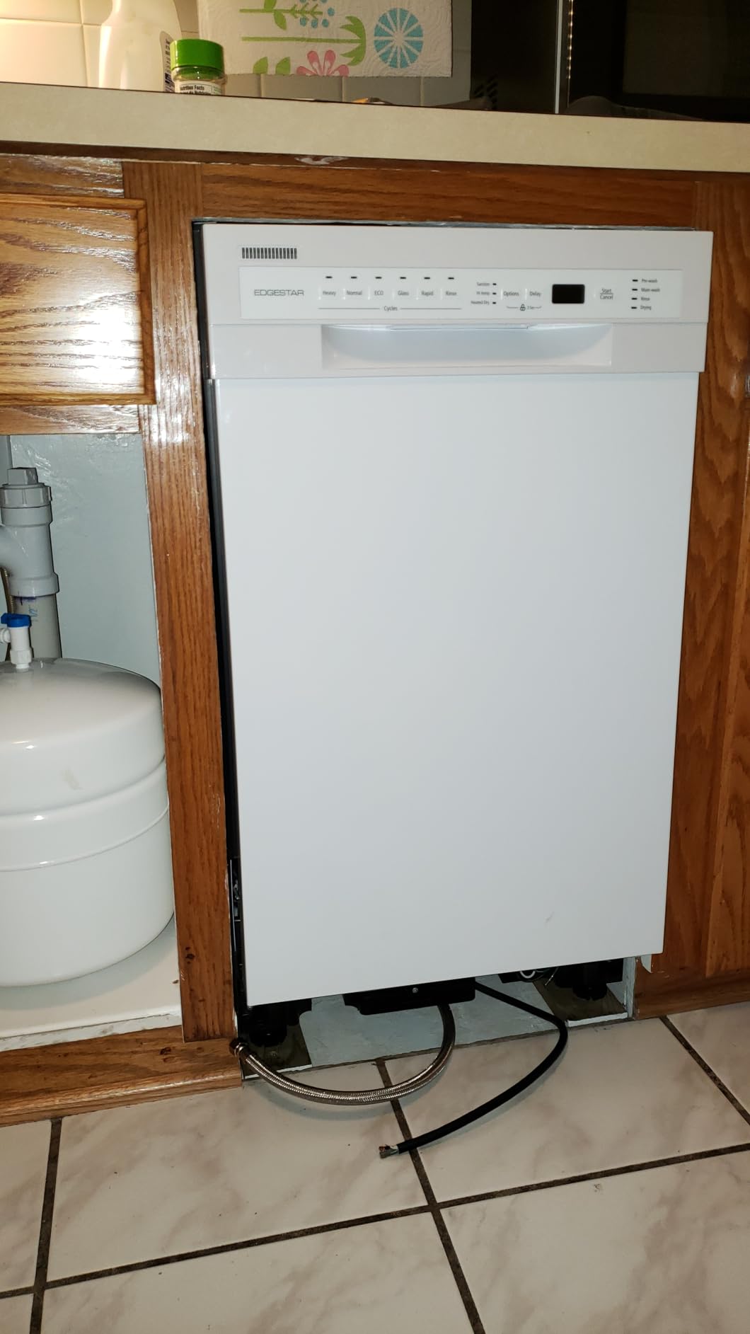 EdgeStar BIDW1802SS 18 Inch Wide 8 Place Setting Built-In Dishwasher customer photo 2