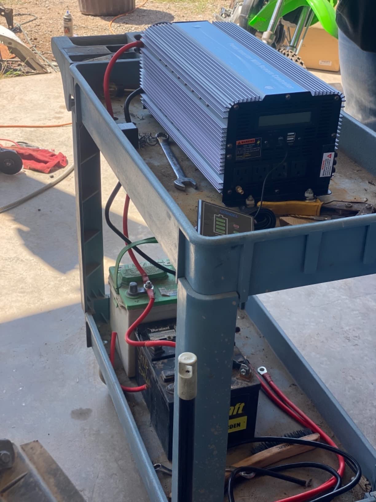 5000Watt Power Inverter ETL UL458 Listed Inverter 5000 W Converts 12V to 120 Vac with 40 Amps Hardwire Terminal and 4 AC Sockets Plus 30FT Wired Remote for Off Grid Solar System Truck RVs Emergency customer photo 2