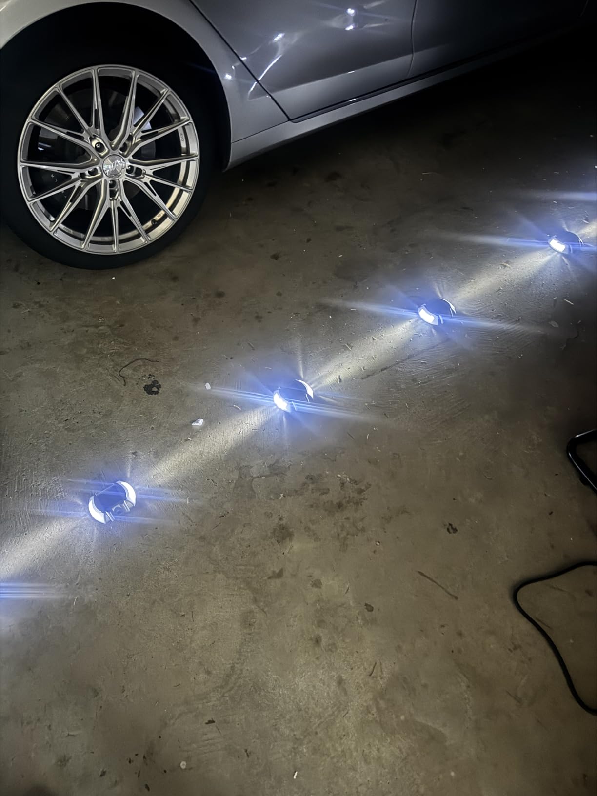 VOLISUN Solar Deck Driveway Dock Lights,Solar Pathway Lights,White 12 Pack customer photo 1