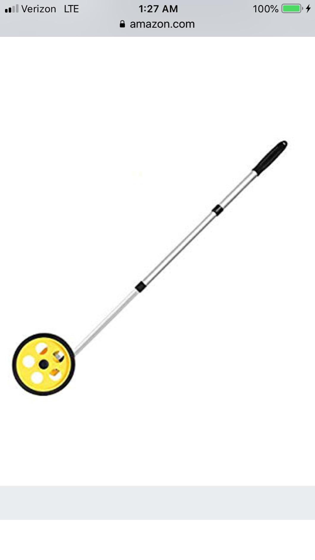Zozen 4-Inch Measuring Wheel in Feet and Inches, One-Key to Reset | Telescopic Up to 40in, Measurement Max 9,999 Ft, Mechanical, Portable Carrying Bag, Distance Measure Wheel Adapt Various Road customer photo 2