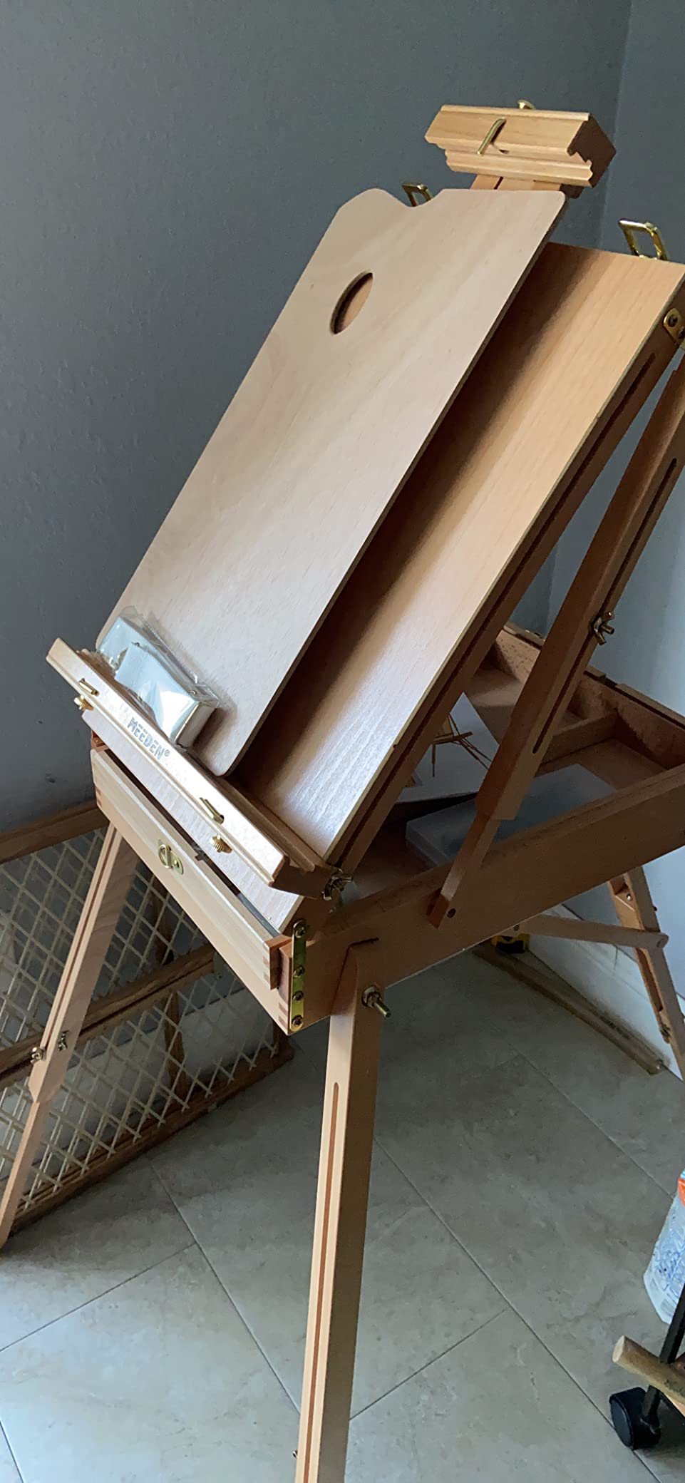 MEEDEN Art Set with French Easel: Acrylic Painting Kit for Adult Artists customer photo 1