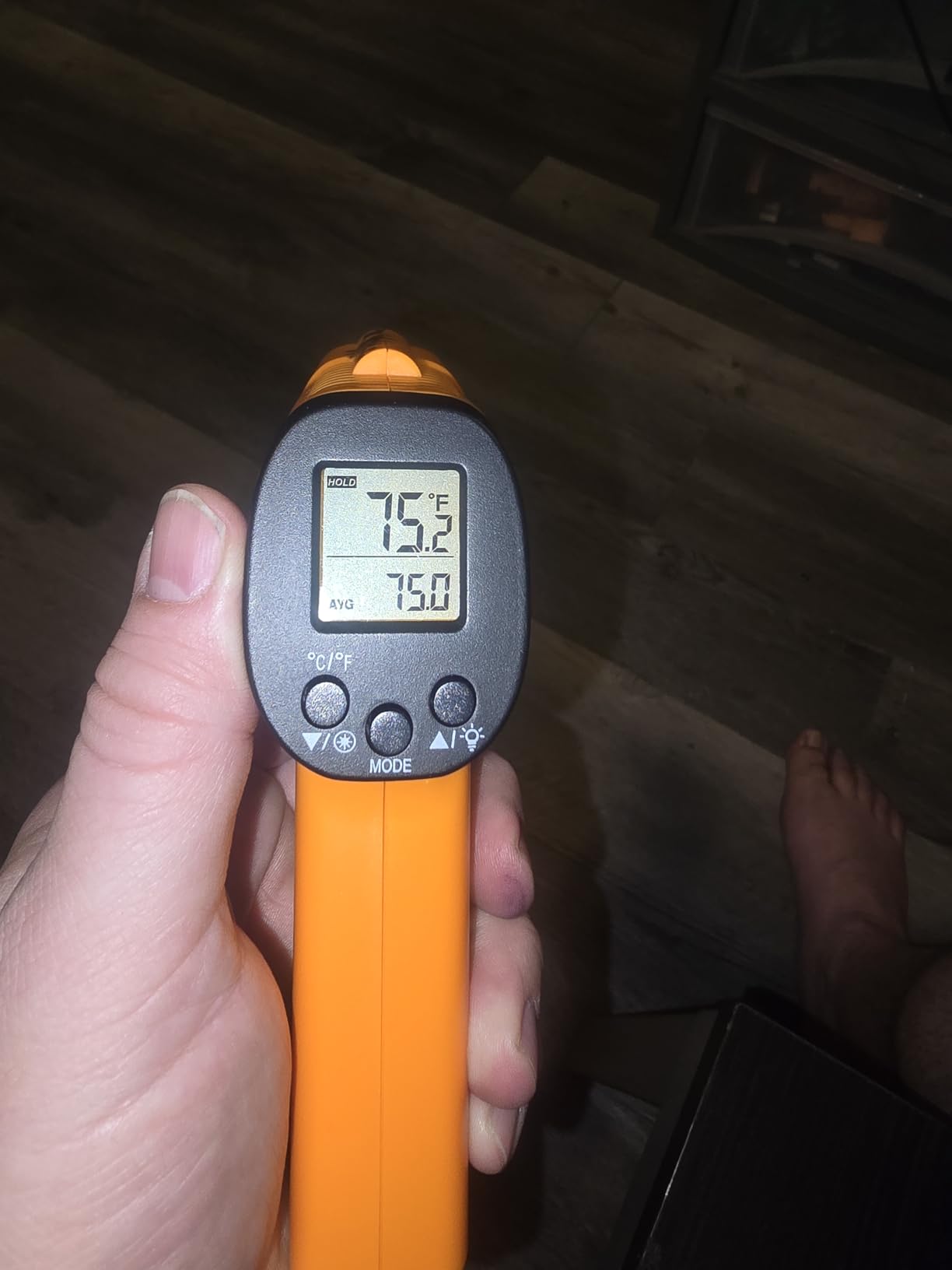 TempPro TempScan Infrared Thermometer Gun for Pizza Oven Griddle HVAC customer photo 1