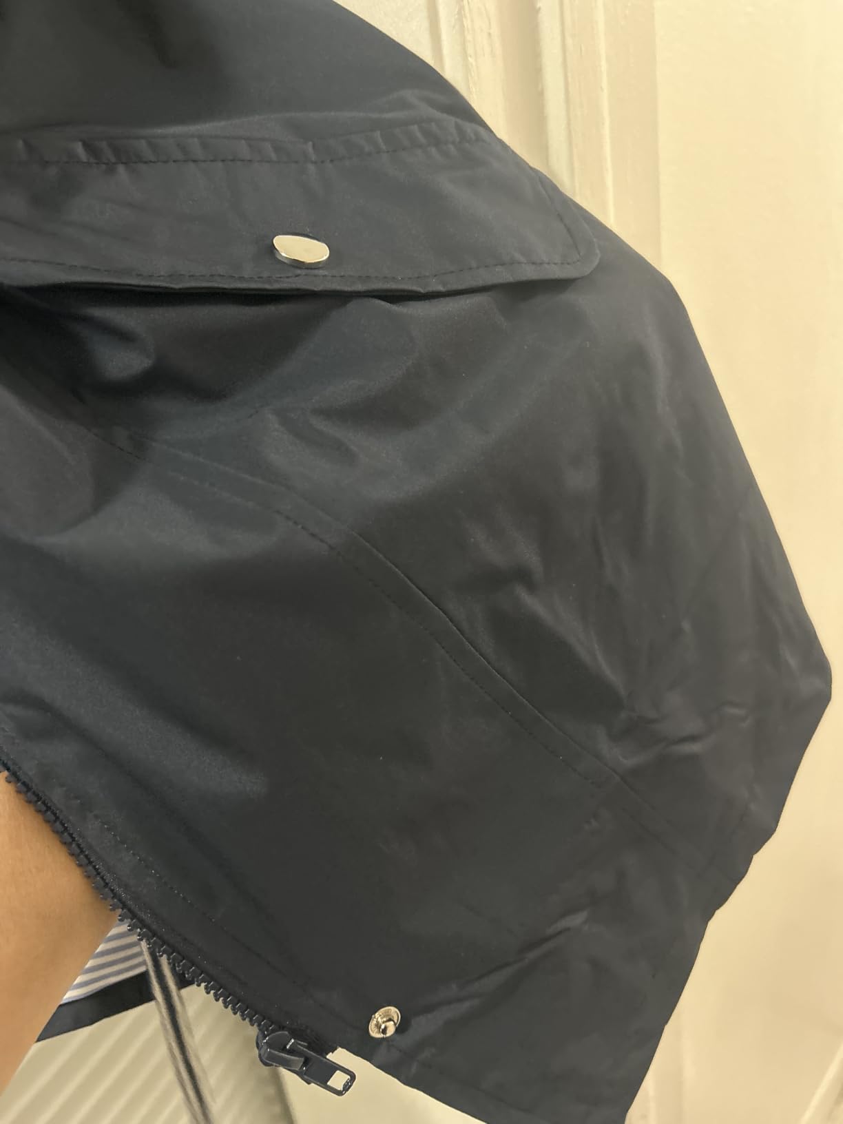 LOMON Raincoat Women Waterproof Long Hooded Trench Coats Lined Windbreaker Travel Jacket S-XXL customer photo 2