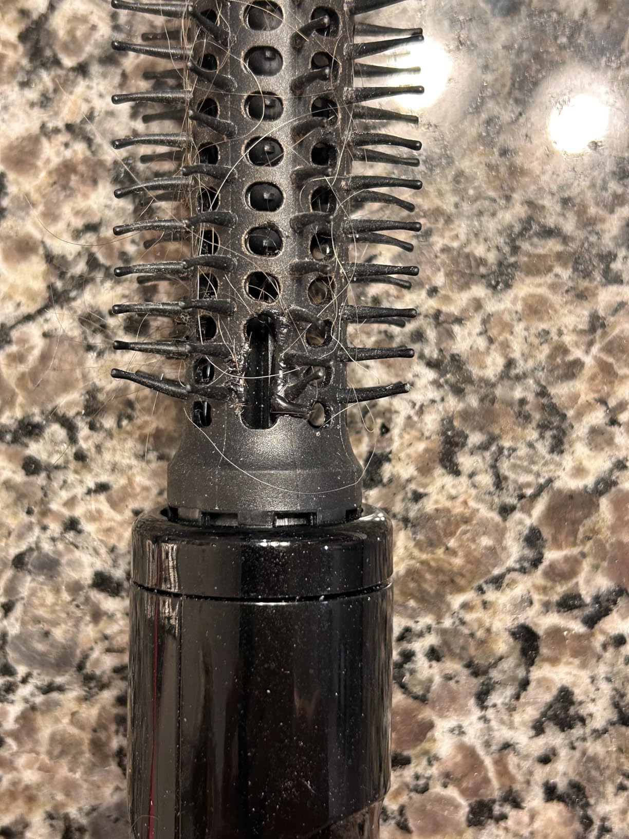 Hot Tools Pro Artist Hot Air Styling Brush | Style, Curl and Touch Ups (1”) Black customer photo 1
