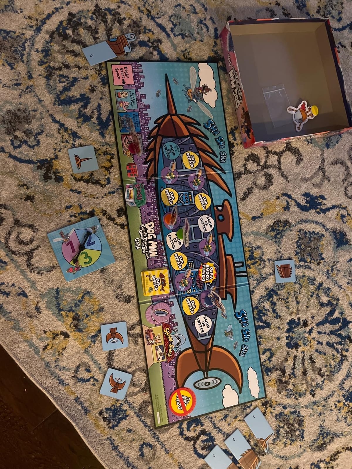 Dog Man Attack of the Fleas Cooperative Board Game, Ages 6+, 2-6 Players customer photo 1