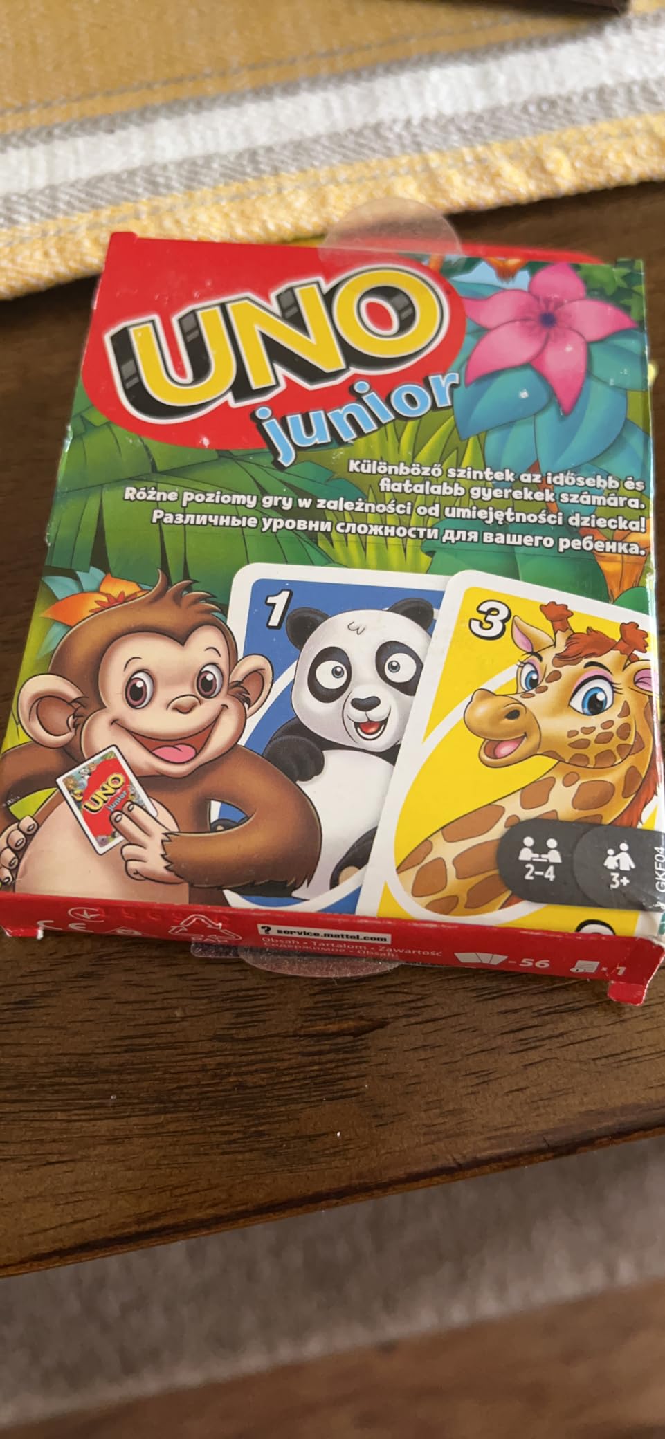 Mattel Games UNO Junior Card Game for Kids Ages 3+, 2-4 Players customer photo 2