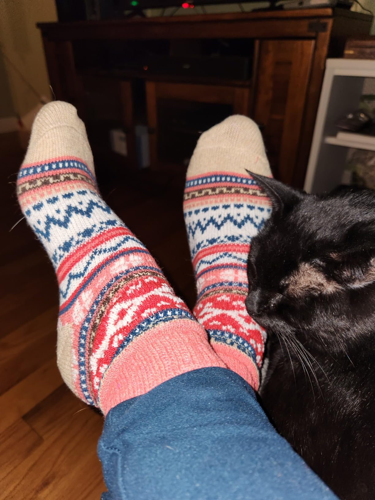 FYC Socks for Women Winter Thick Warm Wool Socks Cozy Crew Christmas Gift customer photo 1