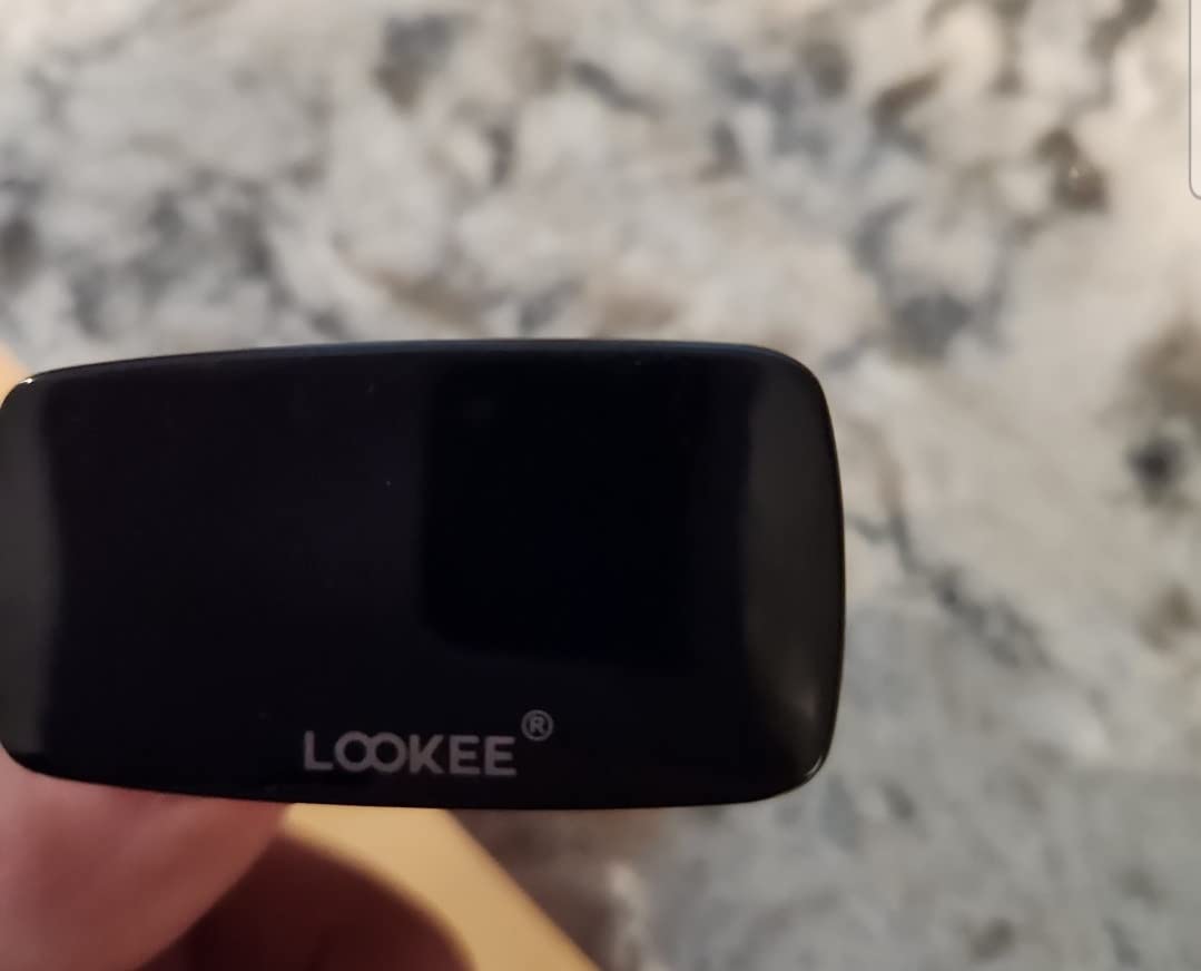 LOOKEE O2-Tracker Ring Continuous Pulse Oximeter - Wearable Oxygen Monitor with Vibration Reminder for Low O2 - Rechargeable Blood Oxygen Saturation SpO2 Meter - Free APP with Reports customer photo 1