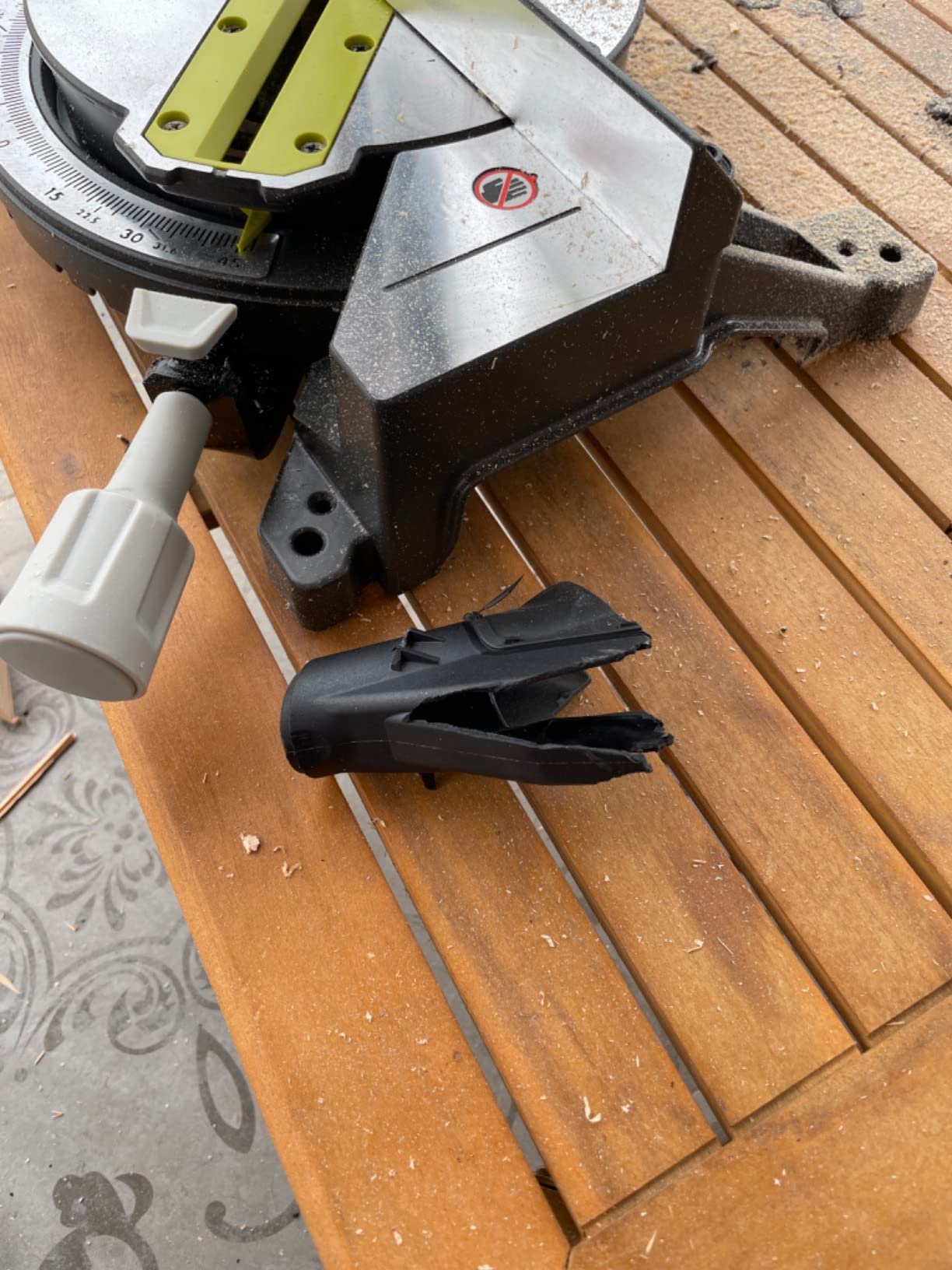ONEAND 18V Cordless 7-1/4 in. Compound Miter Saw Tool ONLY customer photo 2
